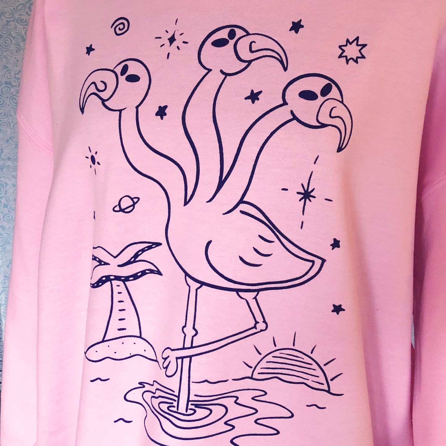 Alien Flamingo sweatshirt