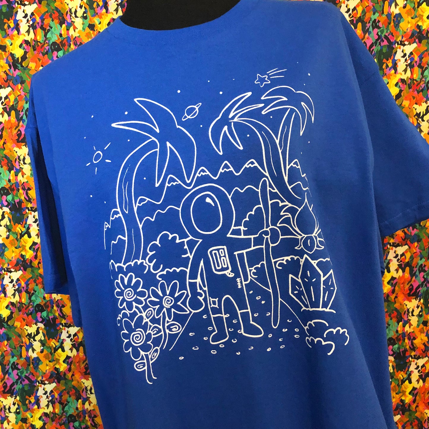 Astronaut Explorer t-shirt (Blue)