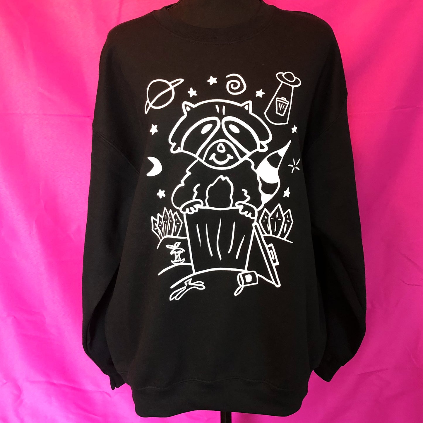 Space Raccoon sweatshirt