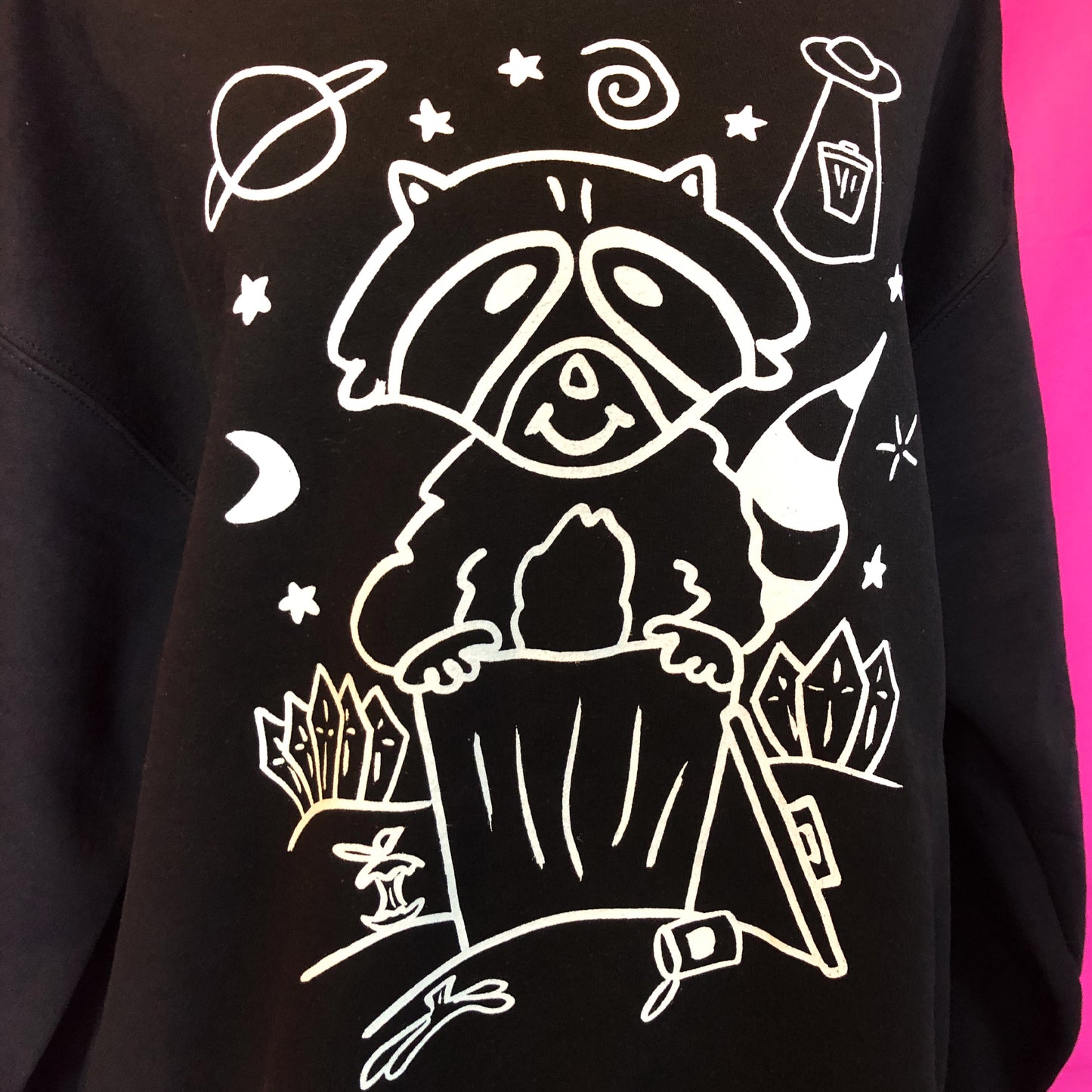 Space Raccoon sweatshirt