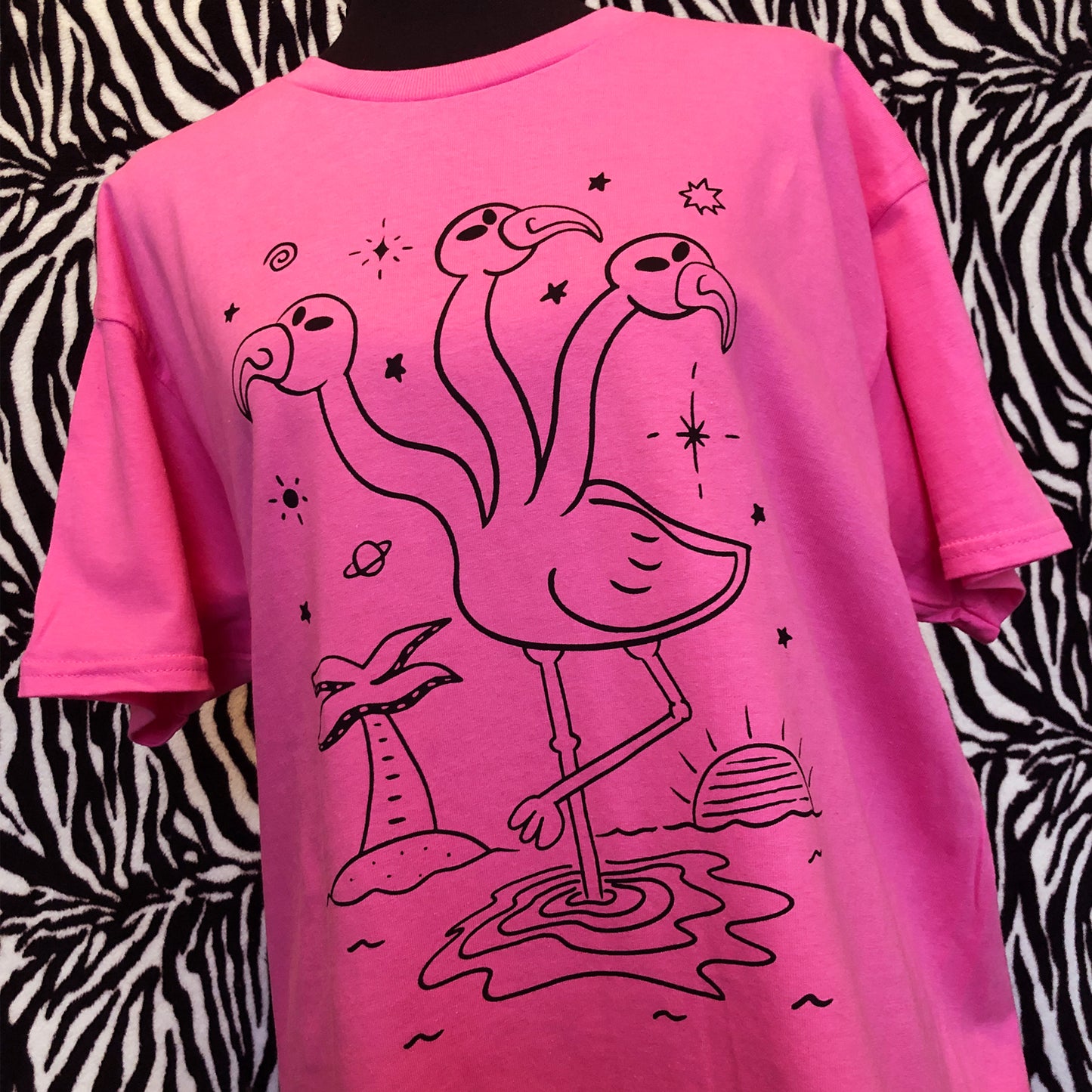 Alien Flamingo t-shirt