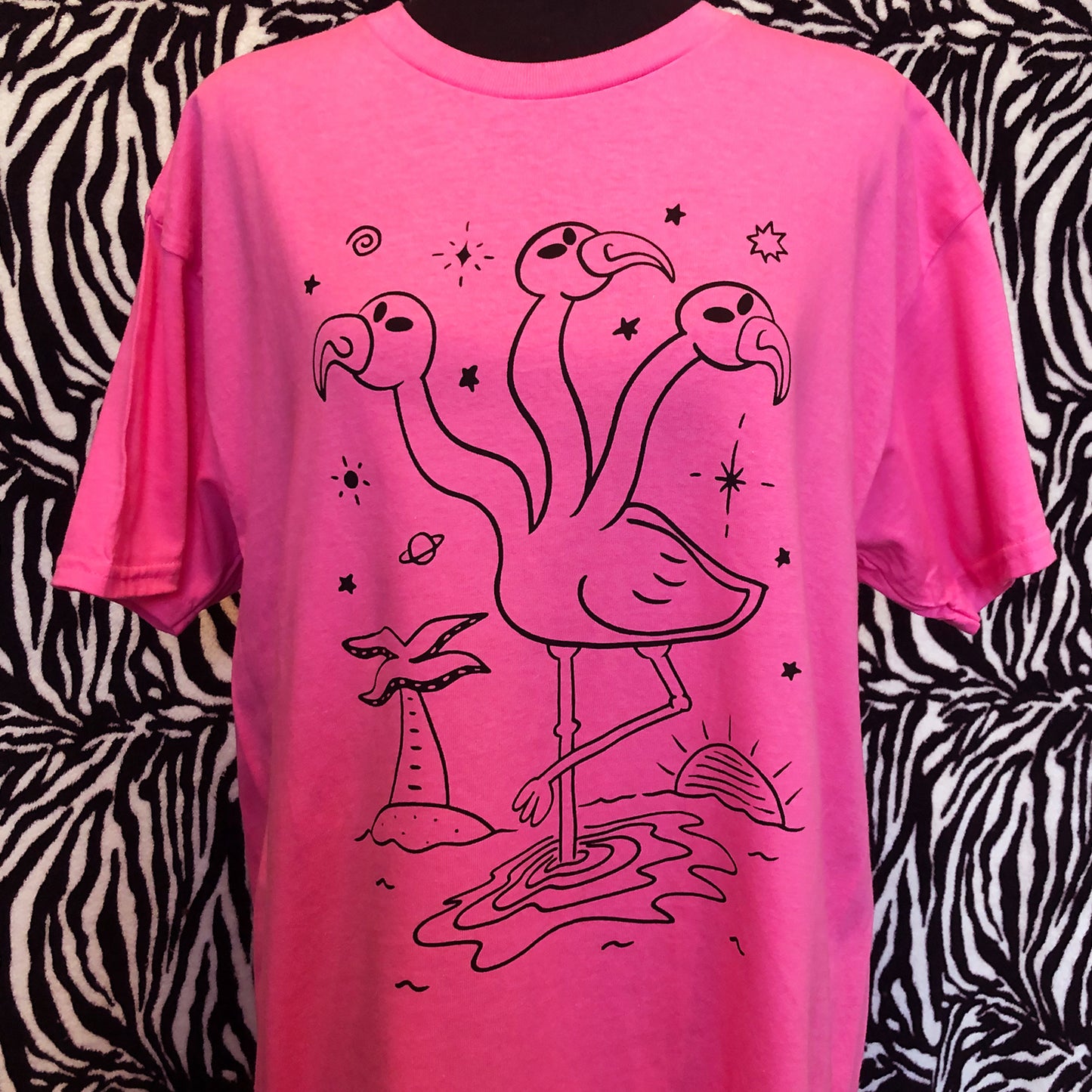 Alien Flamingo t-shirt