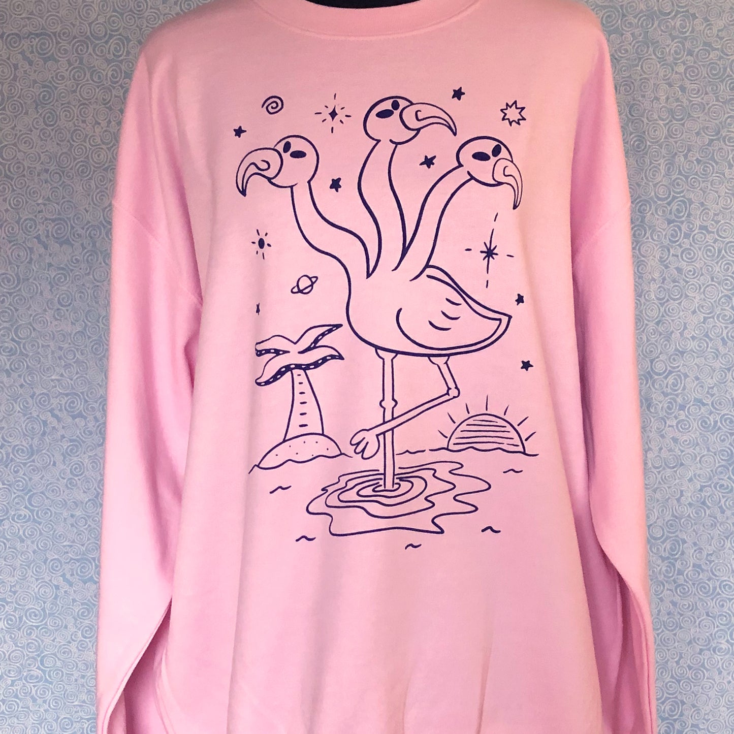 Alien Flamingo sweatshirt
