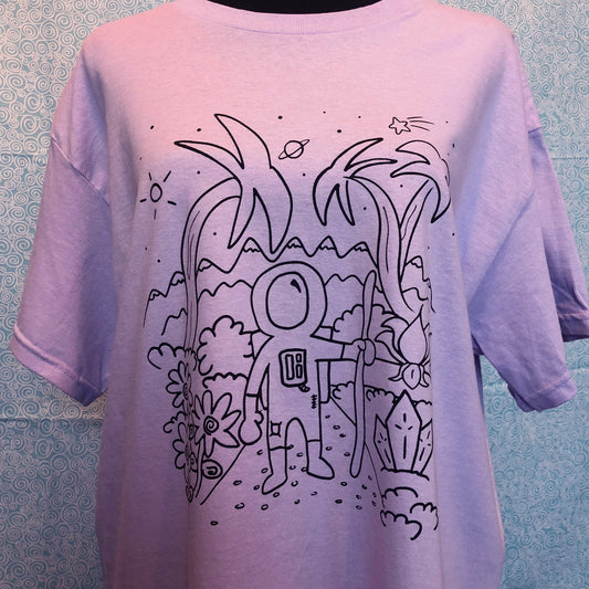 Astronaut Explorer t-shirt (Orchid)
