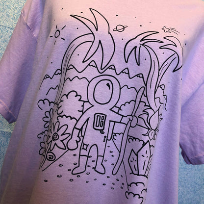 Astronaut Explorer t-shirt (Orchid)