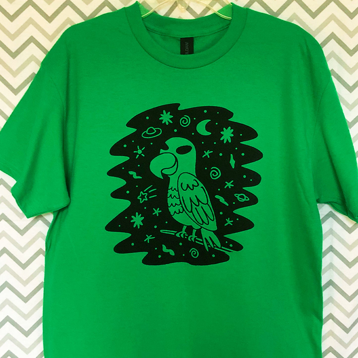 Cosmic Parrot t-shirt