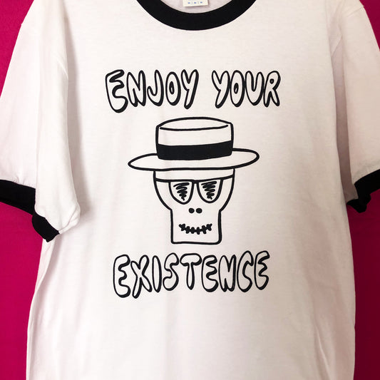 Enjoy Your Existence t-shirt (Ringer)