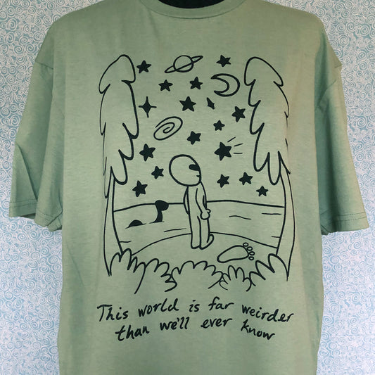 Far Weirder Alien Cryptid t-shirt