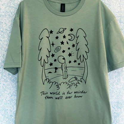 Far Weirder Alien Cryptid t-shirt