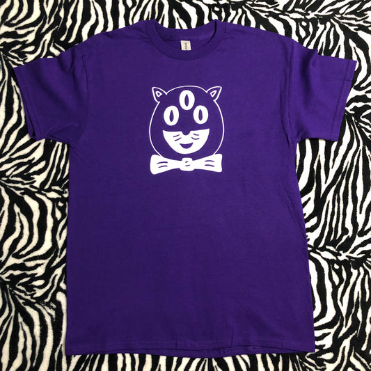 Third Eye Kit Cat t-shirt (Purple)