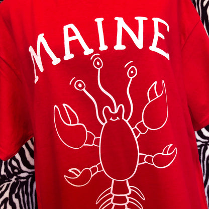 Maine Mutant Lobster t-shirt (Red)