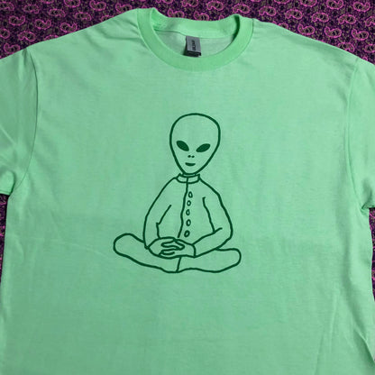 Meditating Alien t-shirt