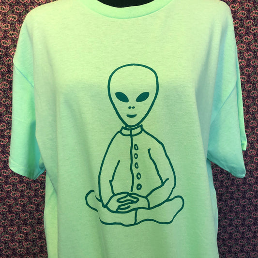 Meditating Alien t-shirt
