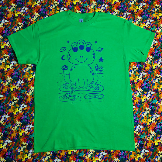 Psychedelic Frog t-shirt (Green)