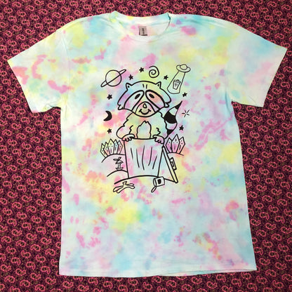 Space Raccoon t-shirt (Tie-Dye)