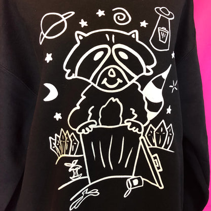 Space Raccoon sweatshirt