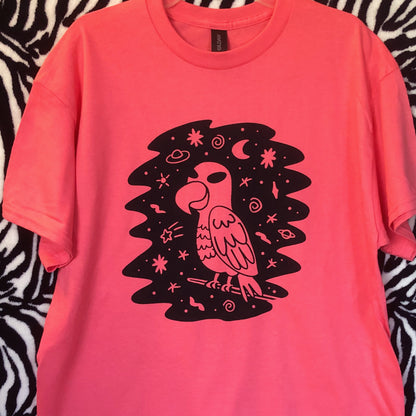 Cosmic Parrot t-shirt