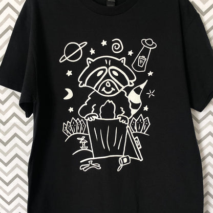 Space Raccoon t-shirt (Black)