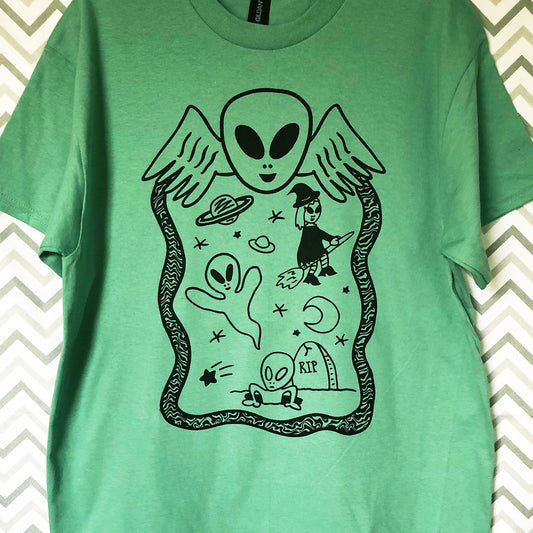 Spooky Aliens t-shirt
