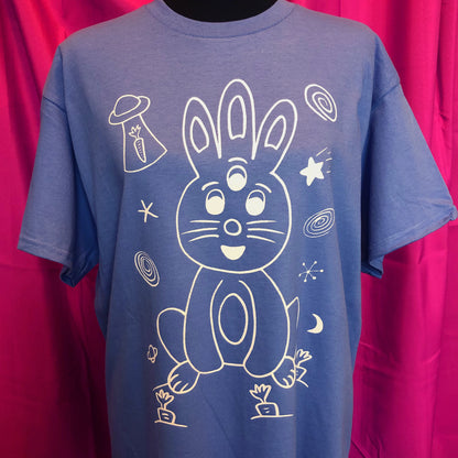 Three Eyed Three Eared Rabbit t-shirt