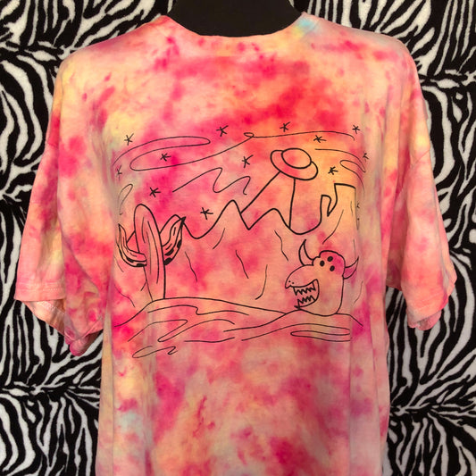 Trippy Desert t-shirt (Tie-Dye)